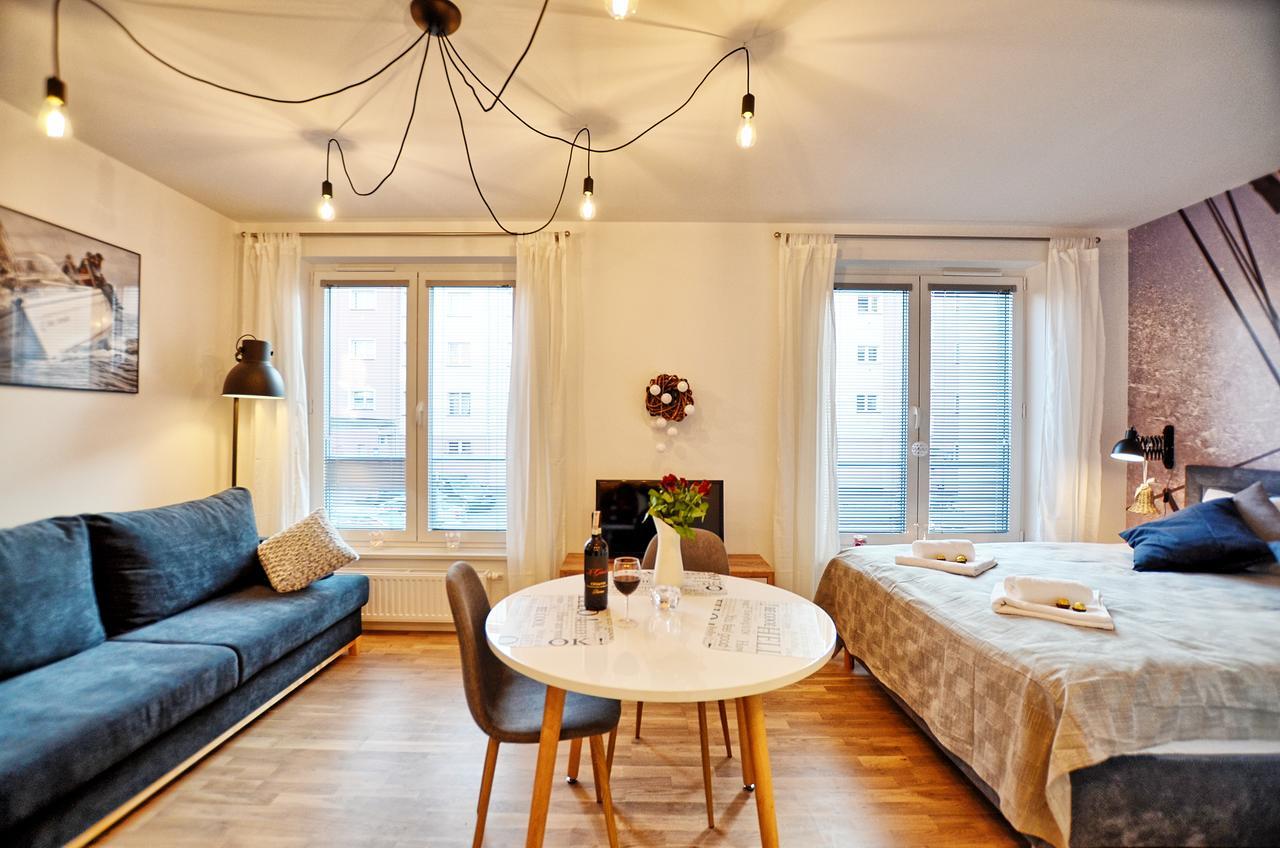 Tartaczna Deluxe Apartments กดัญสก์ ภายนอก รูปภาพ