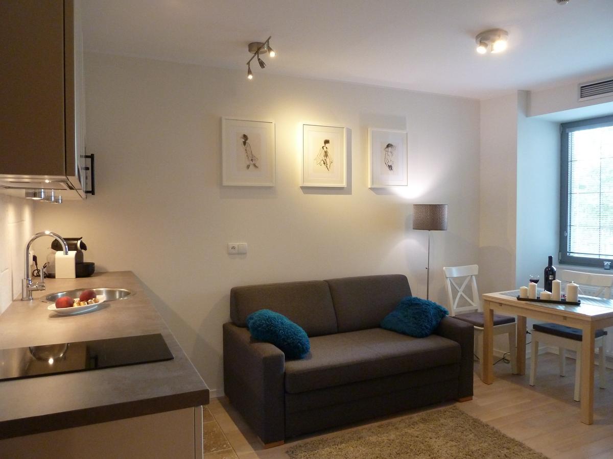 Tartaczna Deluxe Apartments กดัญสก์ ภายนอก รูปภาพ